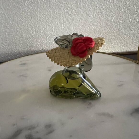 Vintage Avon Little Burro Charisma Cologne Donkey Decanter Red Floral 70’s - Picture 2 of 4